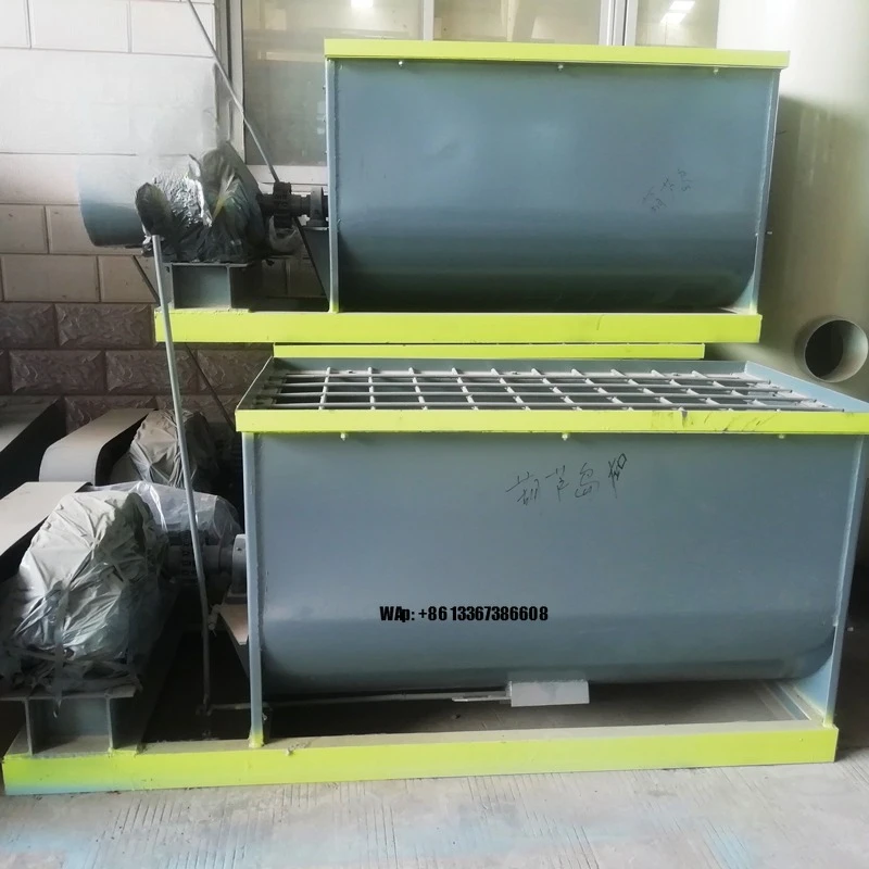 Horizontal Animal Feed Power Mixer Maker Fertilizer Raw Material Mixer
