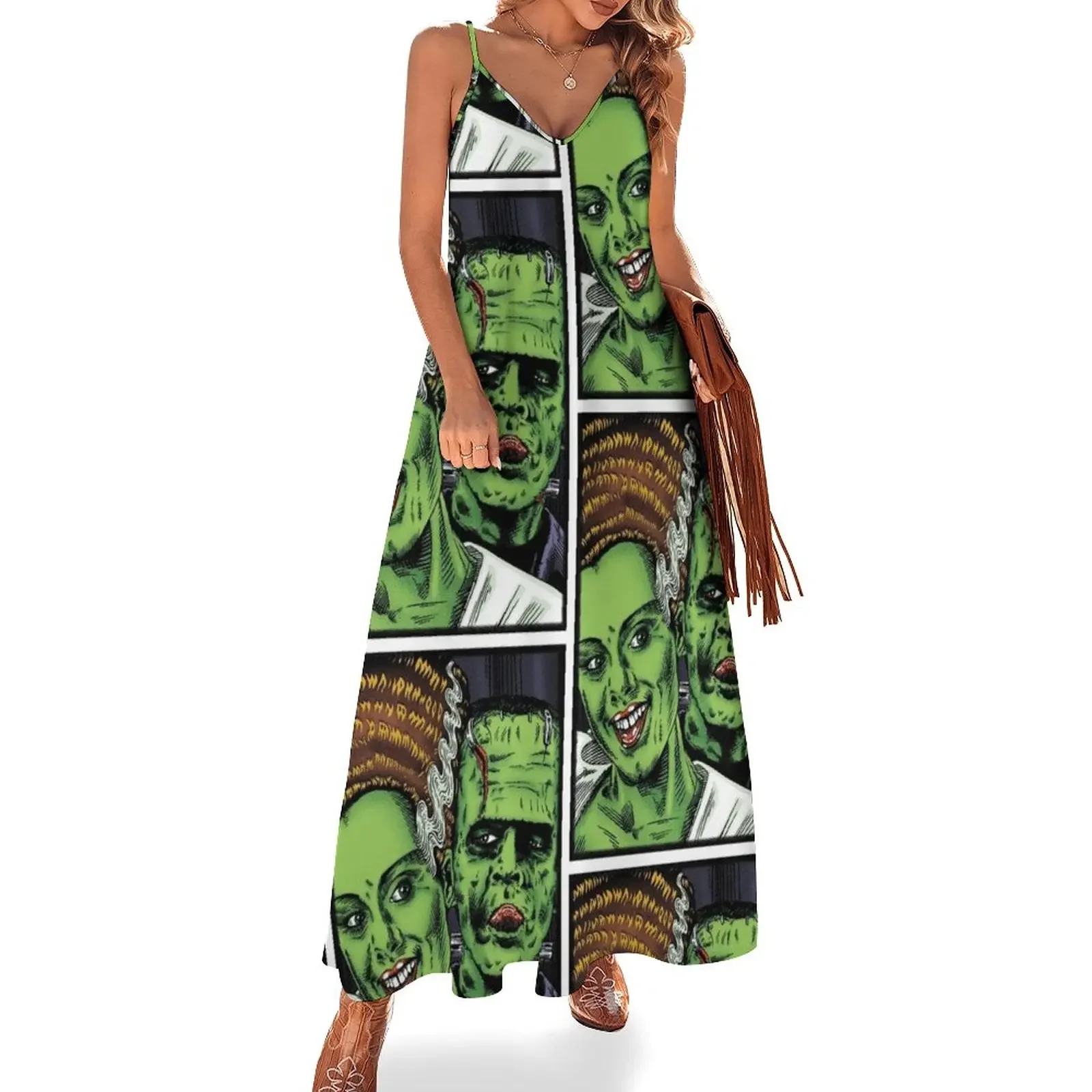 

The Photo Booth 2 Sleeveless Dress summer dress woman 2025 long dress women chic and elegant woman