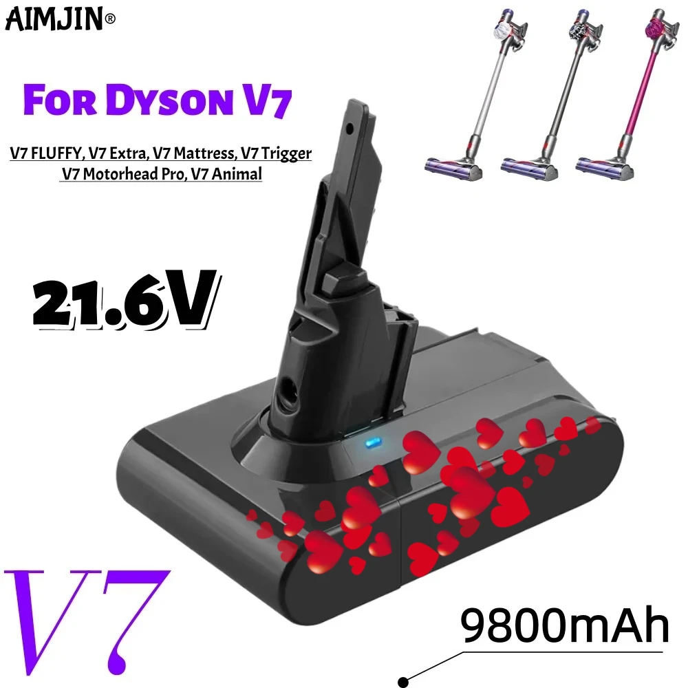 

Аккумулятор для пылесоса Dyson V7 Series SV07 Absolute Fluffy Animal Pro, перезаряжаемая батарея