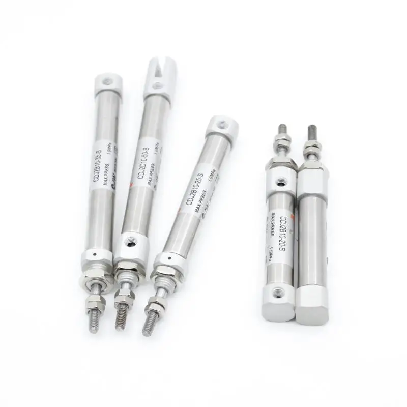 

CDJ2B Mini Air Cylinder CJ2 Pneumatic Piston Pen Double Acting Single Rod CDJ2B16-5 10 CDJ2B10-15 25 30 45 50 100 CDJ2D CDJ2KB