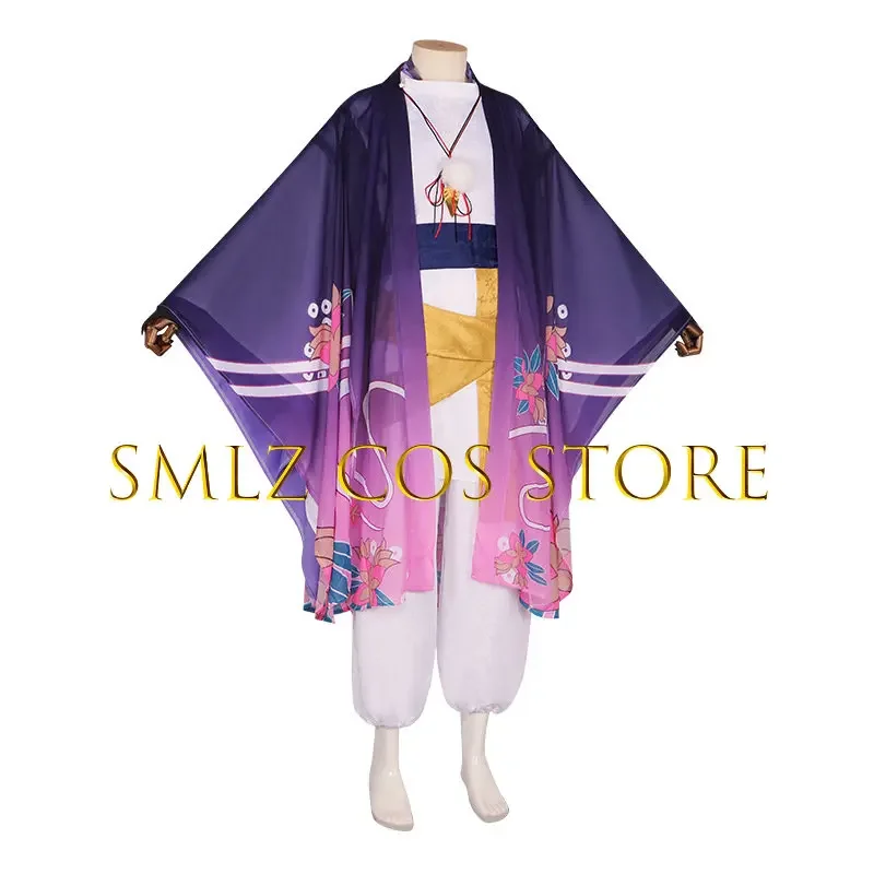 Young Wanderer Scaramouche Cosplay Game Impact Men Kunikuzushi Balladeer Anime Roleplay Cosplay Uniform