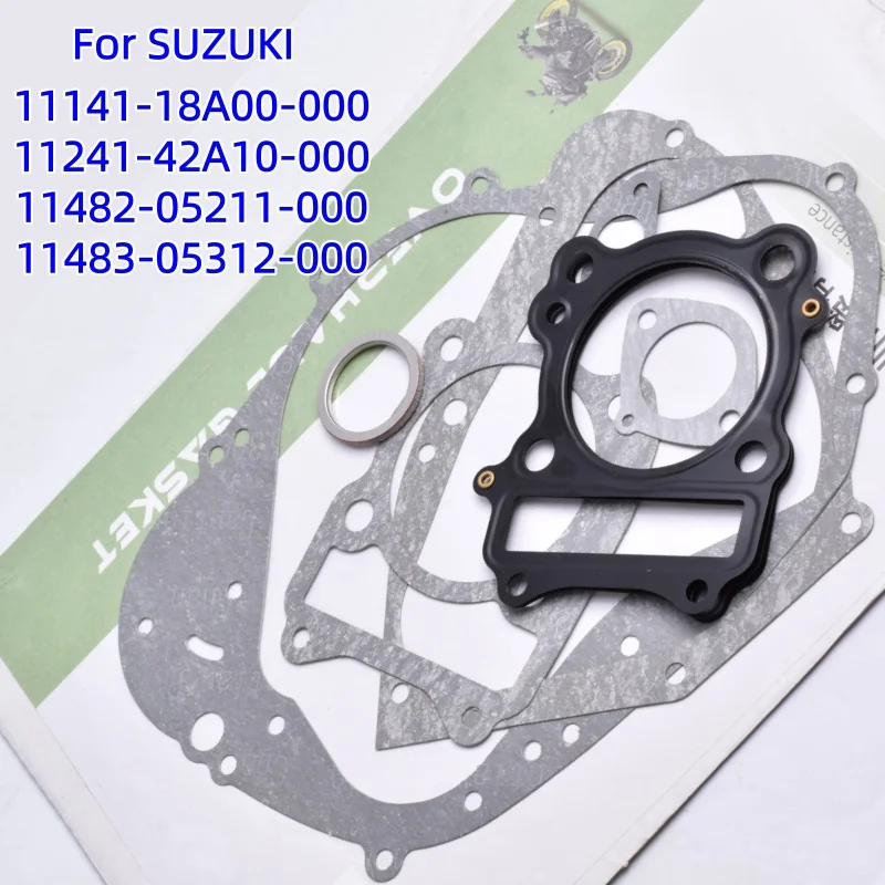 Motor Full Cylinder Overhaul Cover Gasket Kit for Suzuki DR200 Djebel DF200 RV200 VAN-VAN DR200S DR200SE DR125 DF125 EN125 GN125