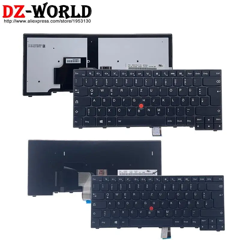 DE German Backlit Keyboard for Lenovo Thinkpad T440 T440S T450 T450S T460 L440 L450 L460 L470 E431 E440 Laptop 04Y0874 01AX322