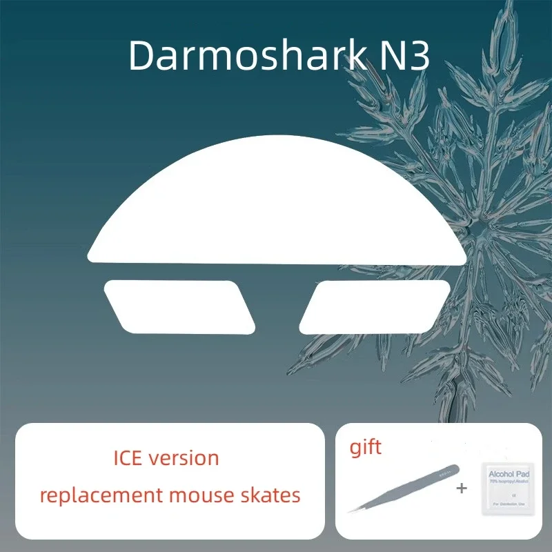 

Smooth Replacement Mouse Skates For Darmoshark N3 Control Speed Mouse Feet ICE Version Mice Glides