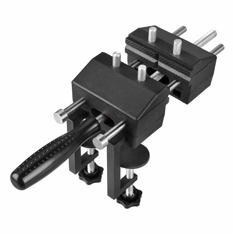 120Mm Jaw Vise Table Clamp 360° Rotating Adjustable Clamp Table Clamp Vise Workbench Woodwork Table Vise Heavy Duty Hand Tool