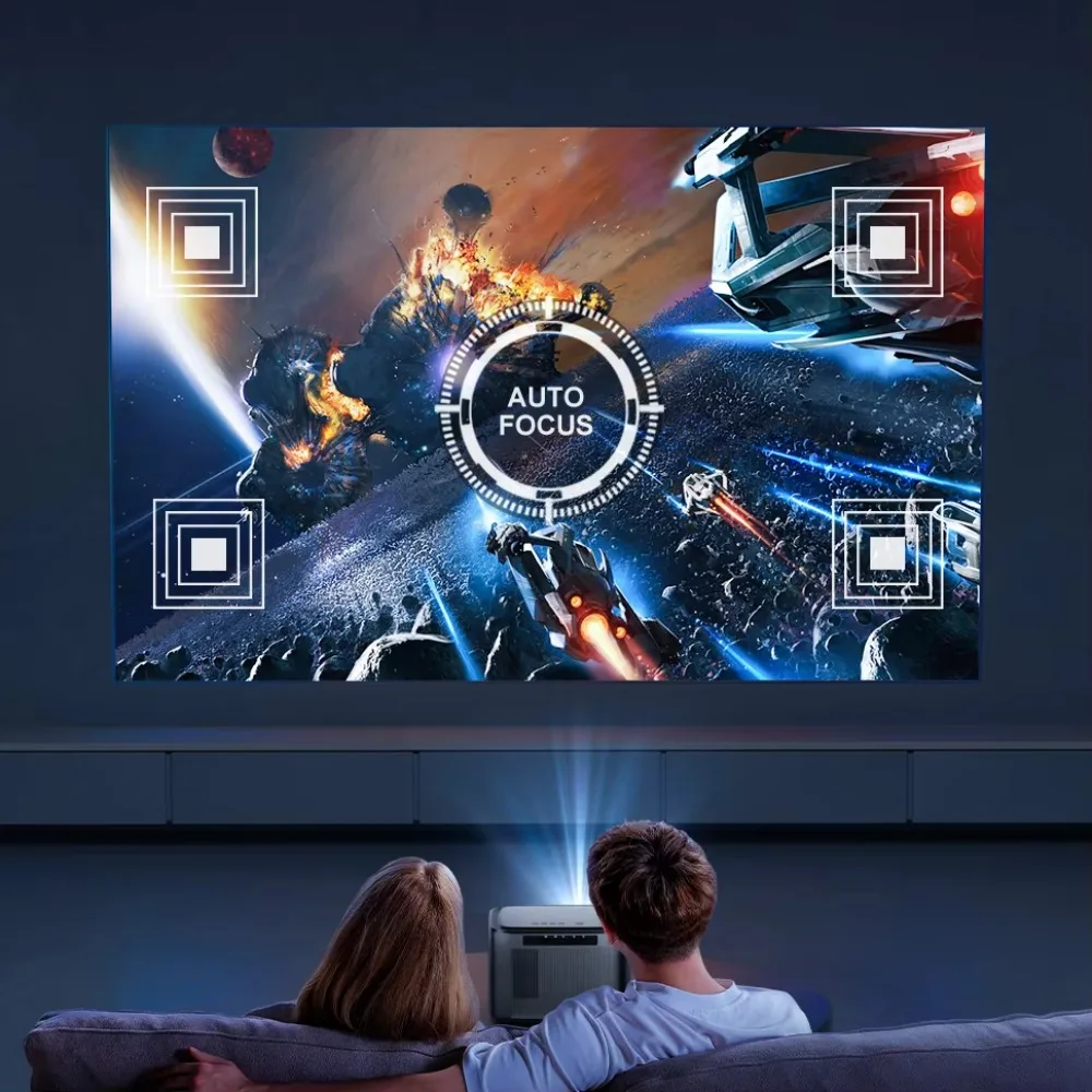 التركيز التلقائي X25 كامل HD واي فاي العارض الذكية 1080P واي فاي 4K فيديو العارض LCD جهاز عرض LED للمسرح المنزلي