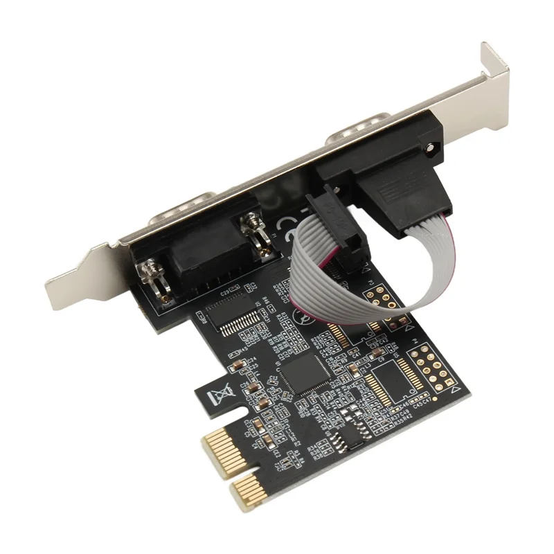 AT82-AX99100 Chipest RS232 Serial COM Adapter Card For Desktop PC PCI Riser Card Adapter