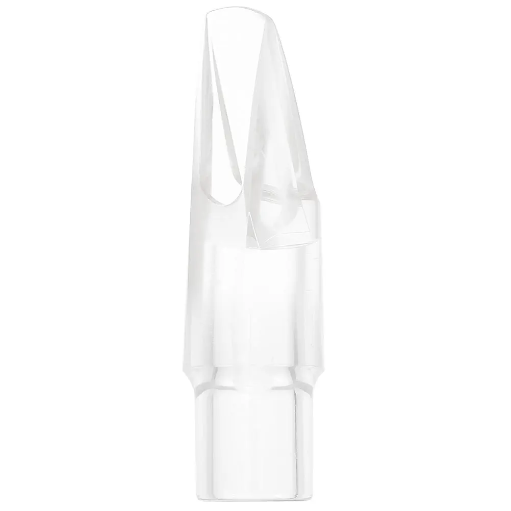 

Soprano Saxophone Mouthpiece Clear Plastic Head Smooth Edges No Burrs Full Tone Quality Portable Sax Replacement Accessory