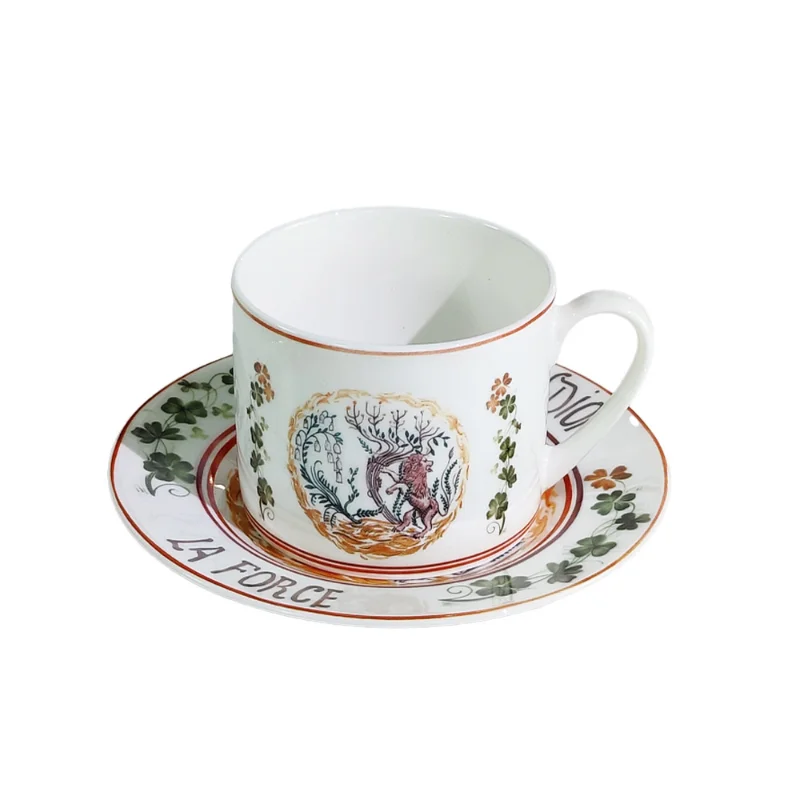 

European Luxury Moon Collection Restaurant Set Ceramic Cups and Saucers