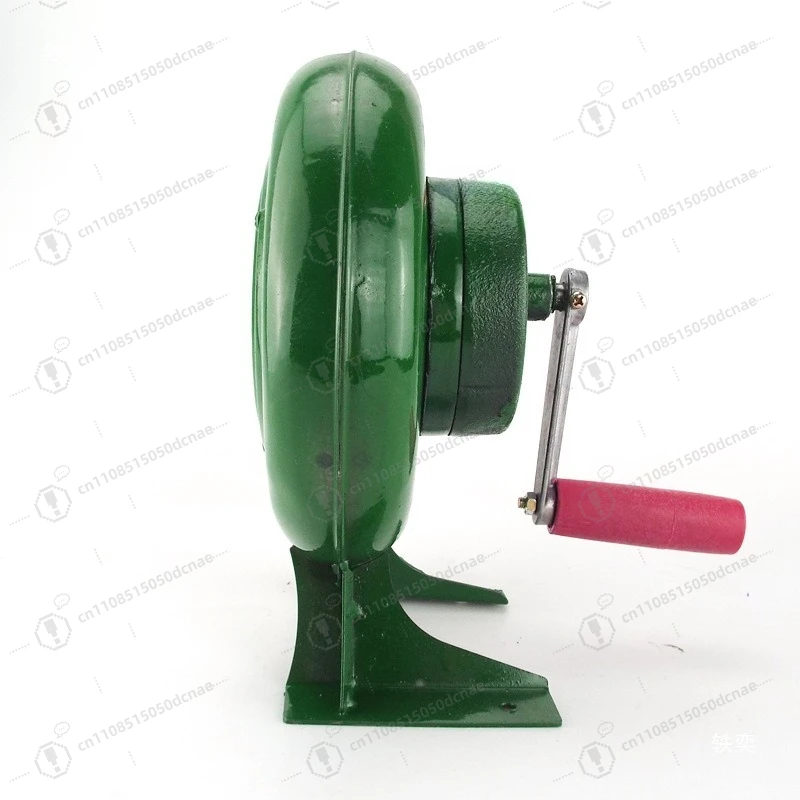 Hand Crank Blower Outdoor BBQ Fire Starter Portable Camping Bellows for Bonfire Popcorn Maker