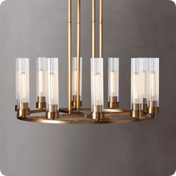 

Export North American Mid-style American-style Simple Living Room, Dining Room, Chandelier, Bedroom With A Sense Of Luxury