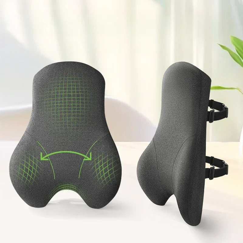 

Long Back Support Pillow for Caravans Recliner Sitting, Memory Foam Cushion for Car Seat Office Chair, Desk Chair, Gaming Chair