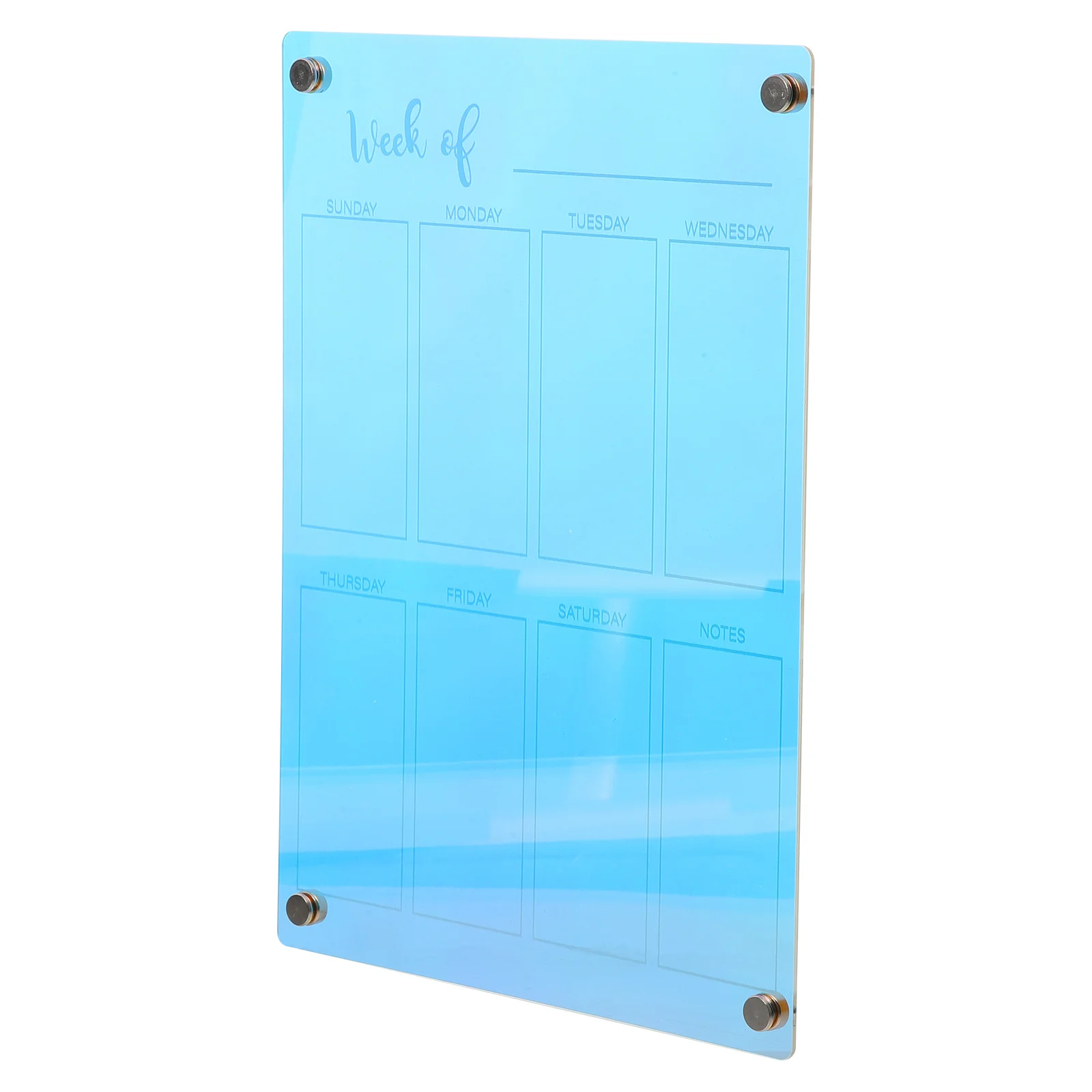 

Desktop Acrylic Magnetic Dry Erase Board Planner Message Board Reusable Smooth Writing for Office Home Small Dry Erase Boards