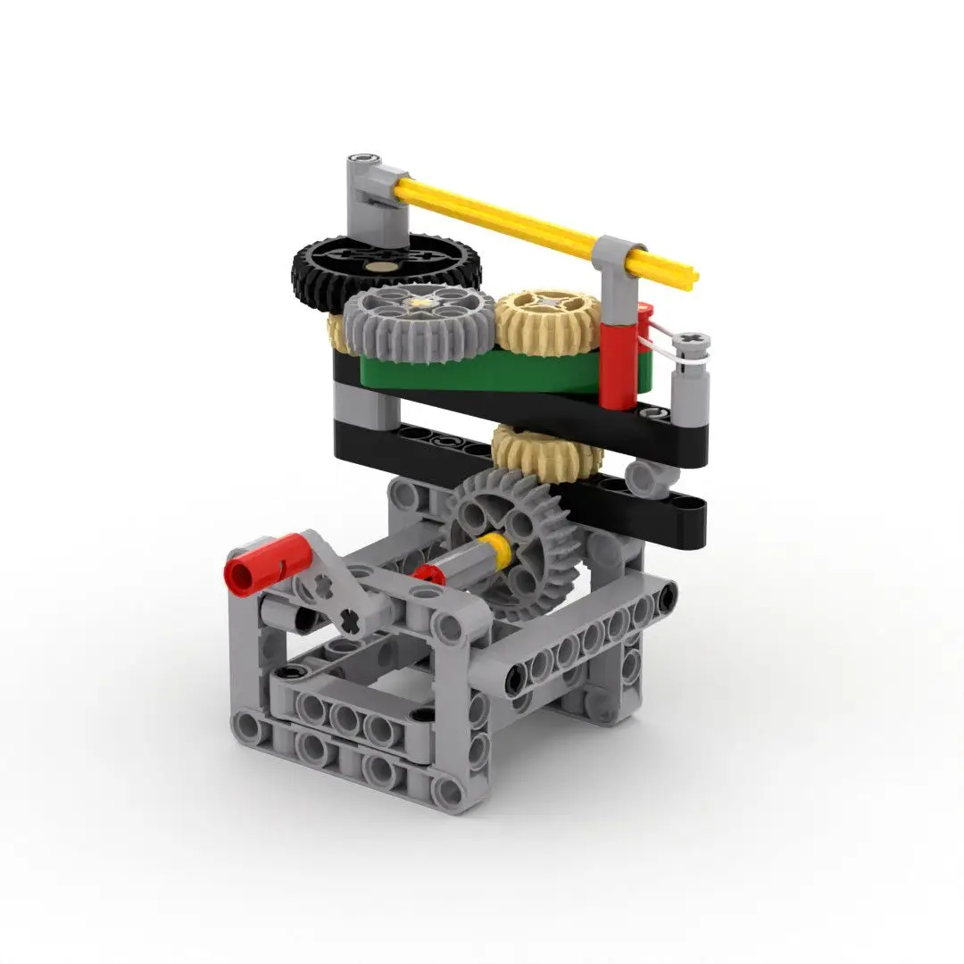 Small Engineer Domestic Building Block Technology Gear Mechanical Model Assembly Eccentric Swing Planetary Gear Set