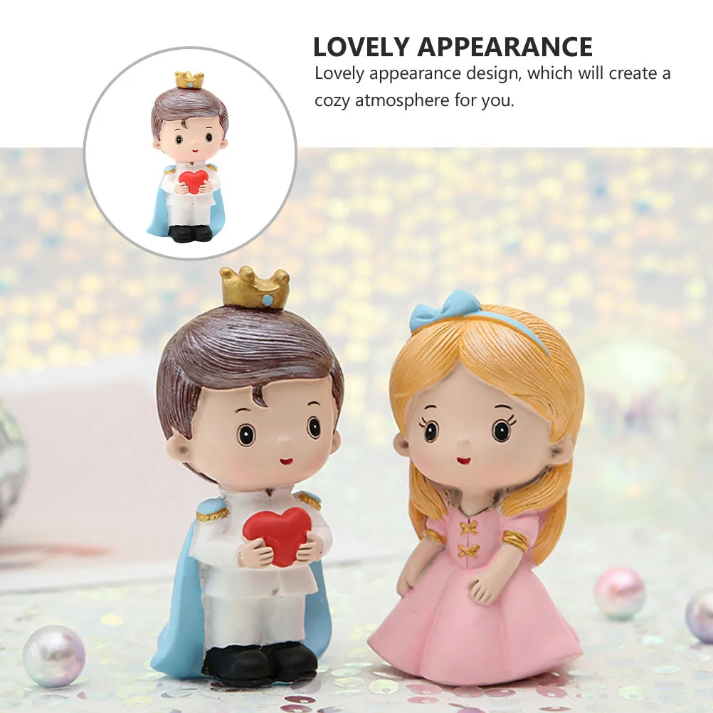 

1Pcs Resin Cake Decor Fine Workmanship Design Party Decoration Baking Adornment Cake Ornament Desktop Adornment