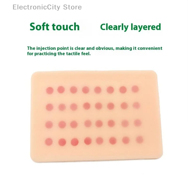 1 قطعة لوحة التدريب حقن داخل الأدمة وحدة اختبار الجلد لوحة الممارسة تحت الجلد نموذج محاكاة طبي ممرضة الممارسة #5