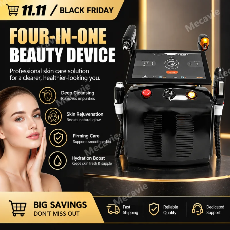 Professional Beauty Machine Multifunction Salon Equipment Hair Removal Facial Care Skin Tightening Pigment Removal Device
