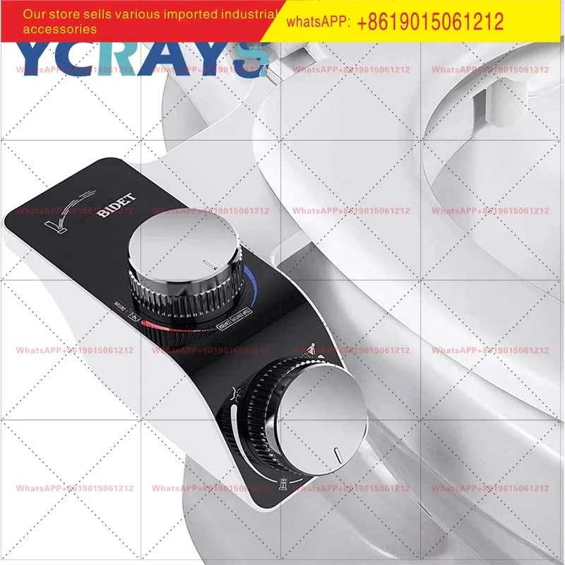 1 pcs Bidet Toilet Se-at Attachment Non-Electric Self-Cleaning Dual Nozzles Wash Hot Cold Mixer Water Accessories Sprayer
