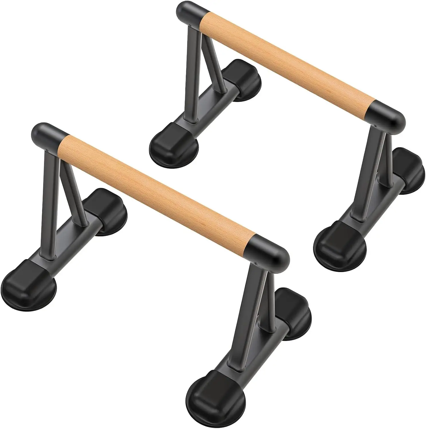 Wooden Handle  Push Up Bar, 12