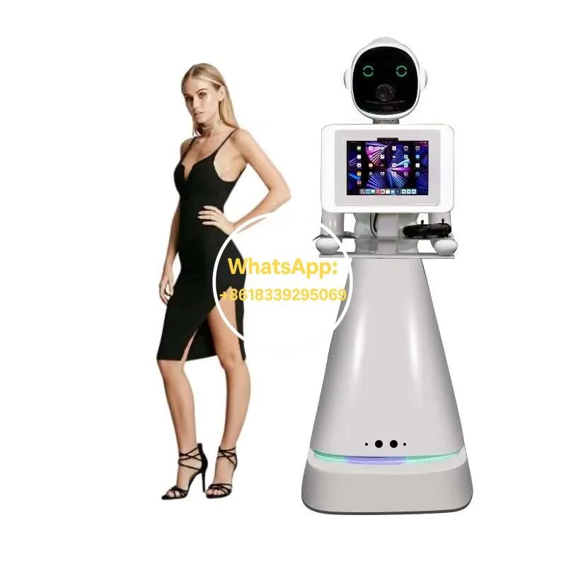 Latest Fashion Popular Photo Booth Roamer Robotic Photo Robot Wireless Automatic Rotating Selfie Robot Roamer Photo Booth