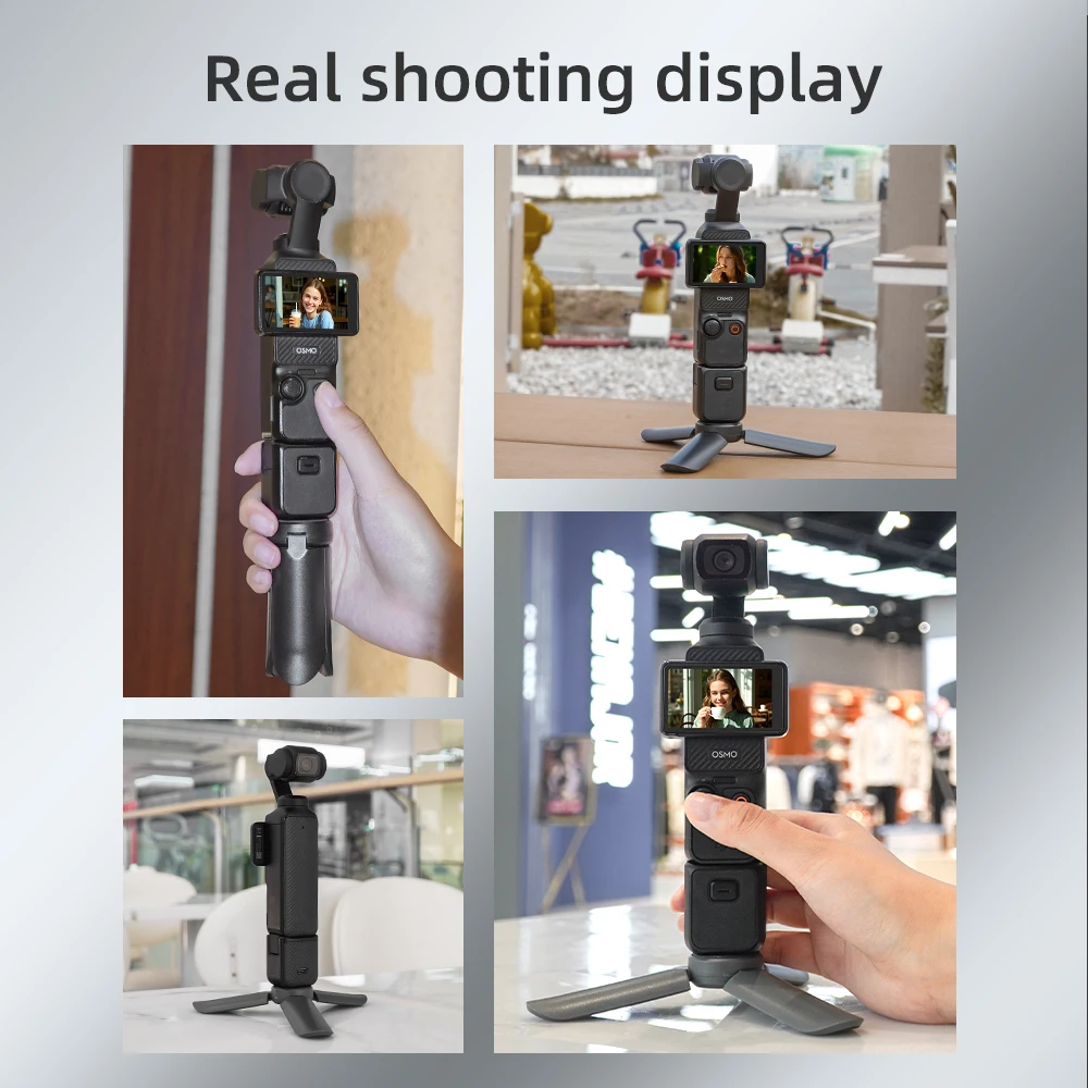 Djiポケット3用デスクトップミニ三脚、ハンドヘルドジンバル、電話スタビライザー、ホルダースタンドベース、insta360、1 x2、x3