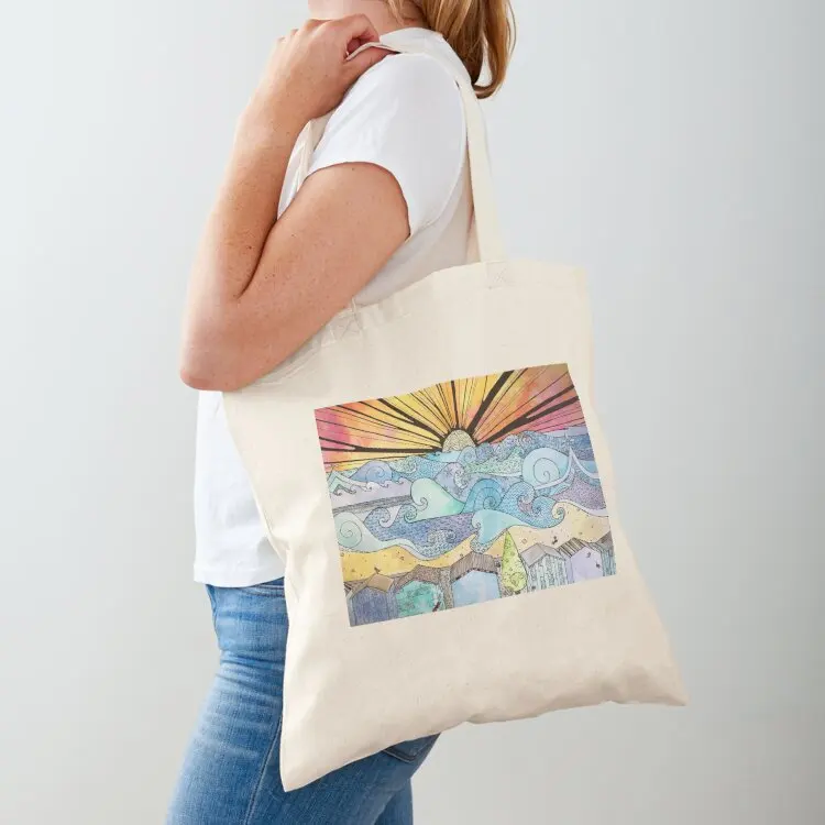 

Avon Beach Tote Bag foldable reusable bag canvas bags woman shopping bag Shopper handbag