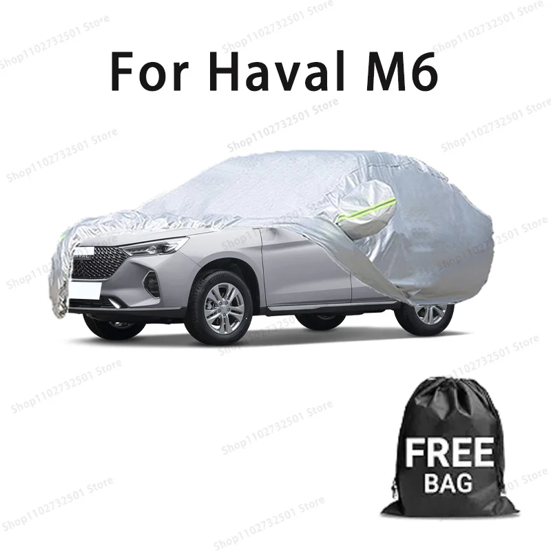 

Car cover For Haval M6 Full cover Waterproof sun protection cover Scratch resistant cars accessories