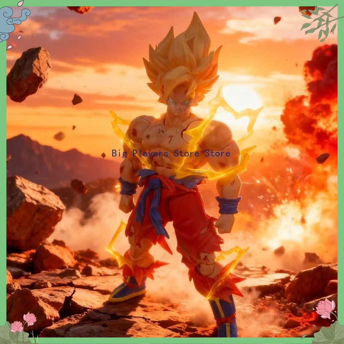 

В наличии N&T Dragon Ball Shf Super Series Weekly Color Goku Battle Damage 3.0, подвижное тело