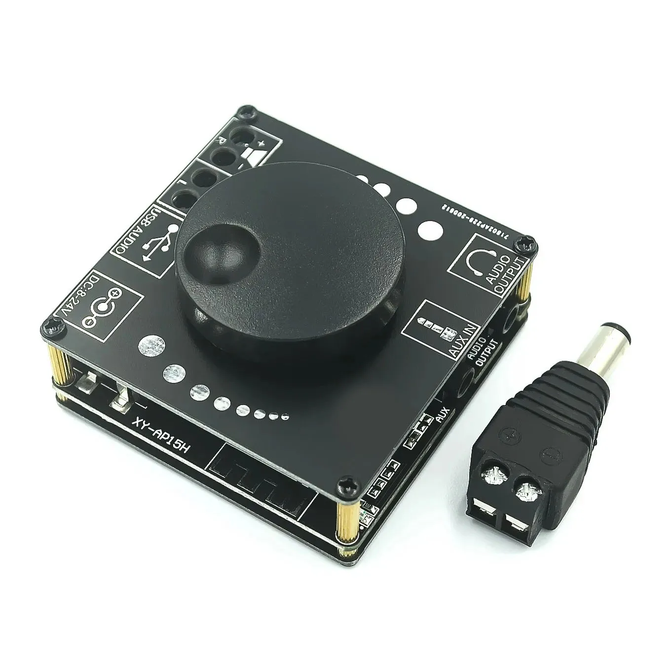 Mini Bluetooth 5.0 50WX2 Wireless Audio Power Digital Amplifier Board Stereo Amp 3.5MM AUX USB APP AP50L