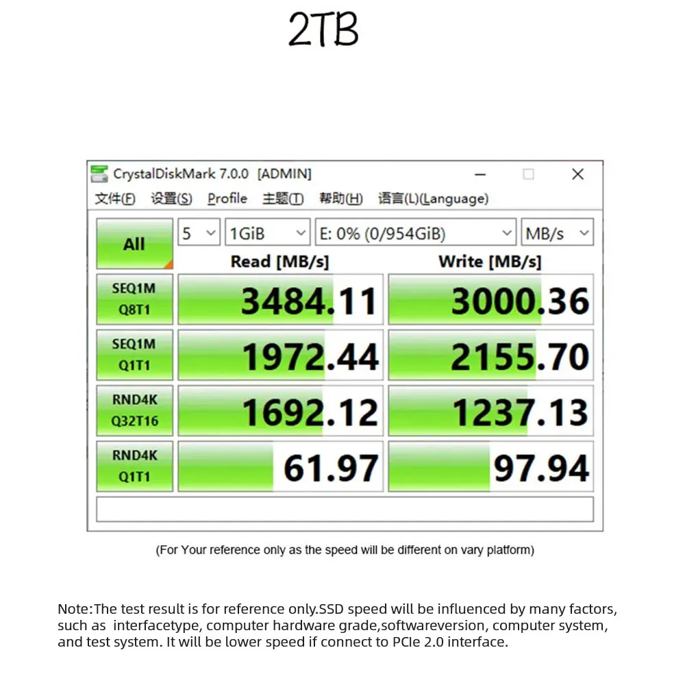 Zsuit-Unidade Interna de Estado Sólido para Laptop, SSD Hard Drive, NVMe, 2TB, M2, 2280, PCIe, 1TB, PS5, Preço de Atacado, Frete Grátis