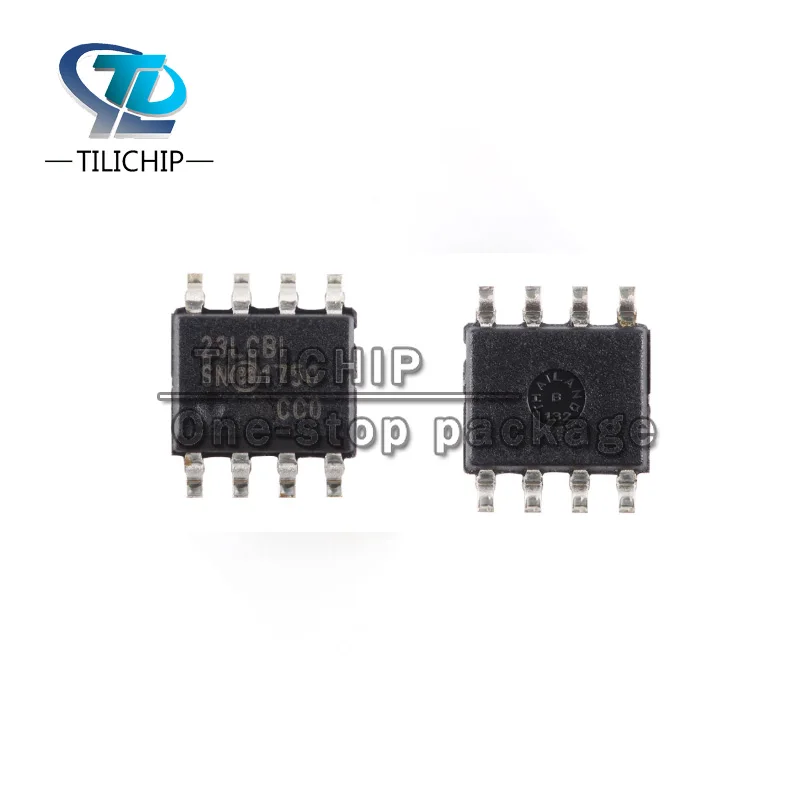 5pcs 23LC1024-I/SN 23LC1024-I SOP-8 2.5-5.5V 1Mb SPI serial SRAM chip brand new original