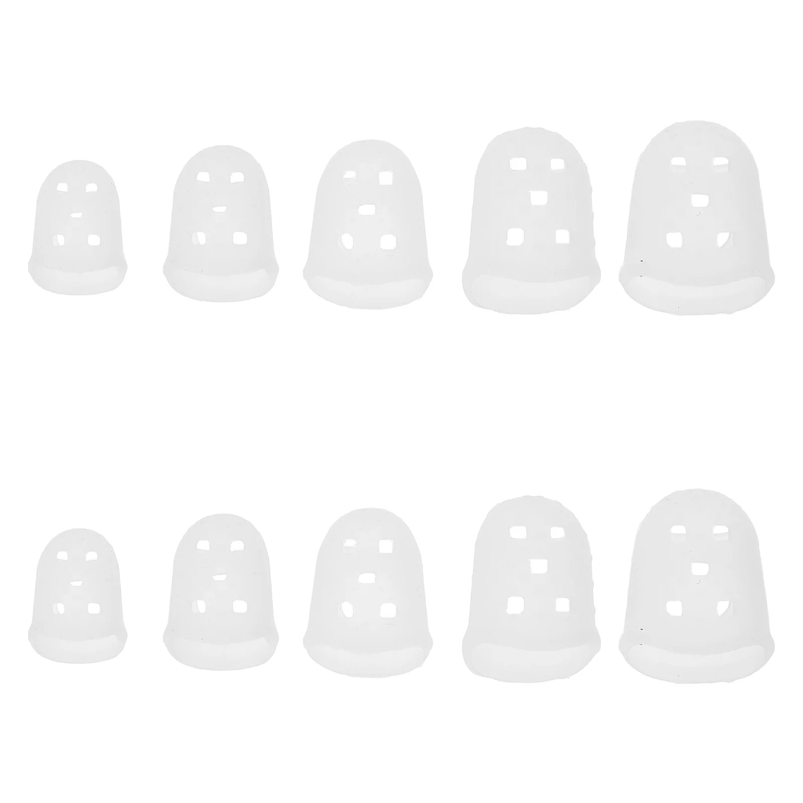 

10 Pcs Finger Sleeve Protectors Gaming Sleeves Kalimba Beginner Fingertip Guards Covers