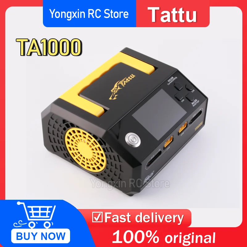 

Tattu TA1000 G-Tech Dual Channel Charger 25A*2 1000W - for 1S-7S Drone Lipo Battery, High-Speed Professional Charger