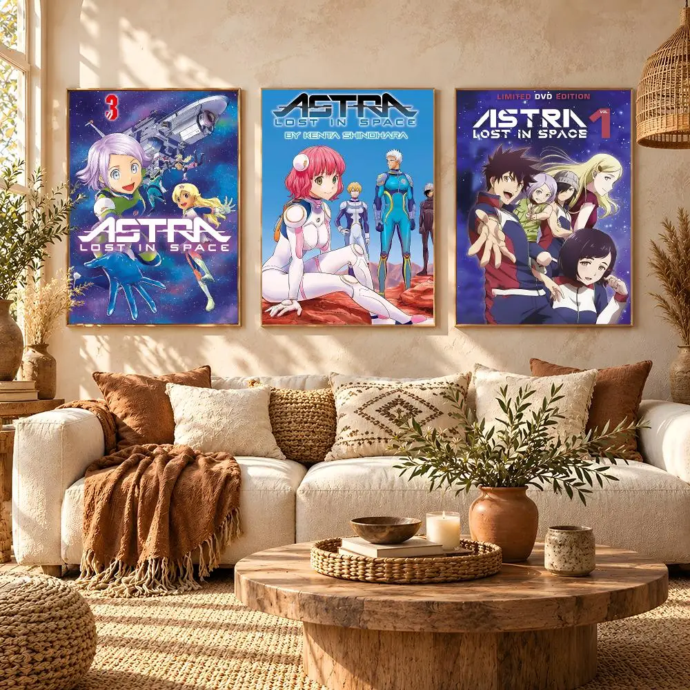 cartoon Astra Lost in Space Poster Poster HD Printing Boho Aesthetic Style Wall Art Home Decor For Living Room Bedroom Gift