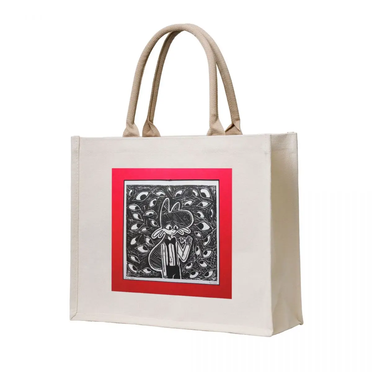 

victor burns (red border) Tote Bag shopper bag women canvas cloth bag woman Women's shopper