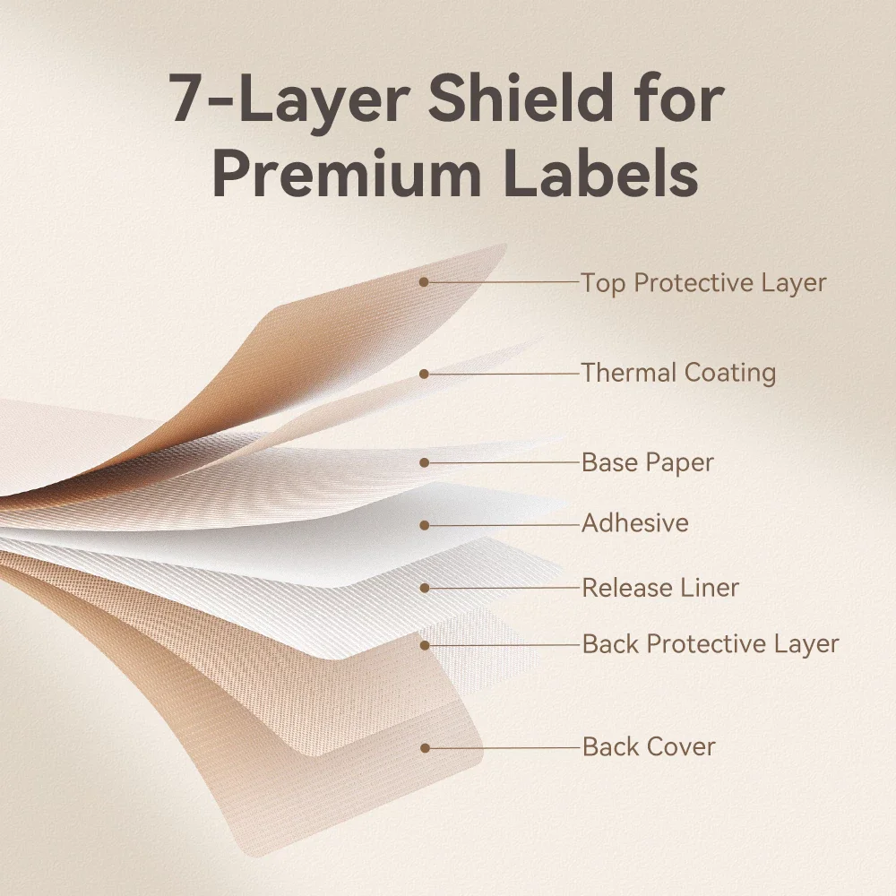 Nomal White Thermal Label Paper 20-50mm Waterproof Self-Adhesive Barcode Price Tag Sticker for Label Printer 70mm