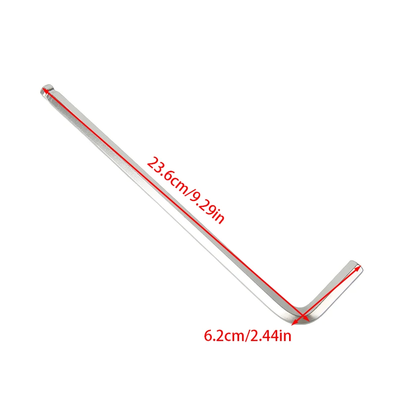 Medium and Long Hexagon Wrench Single L-Shaped Flat Head Ball Head Wrench Hexagon Wrench Tool