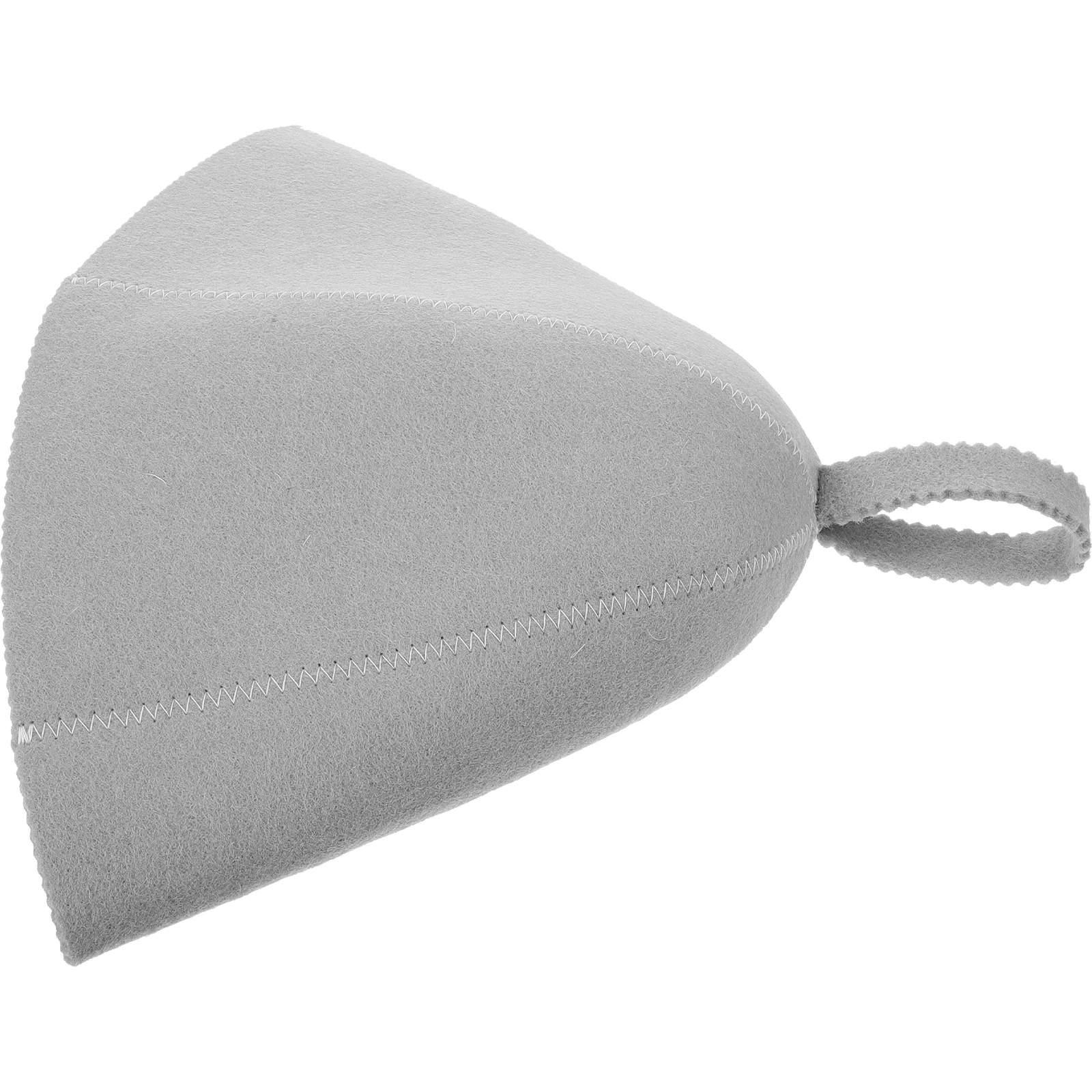 

Thickened Absorbent Shower Cap Felt Sauna Hats Grey Reusable Bath Spa Accessories Large Shower Caps Bathing Hat Women Sauna Room