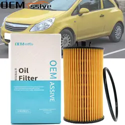 Oil Filter For Opel Vauxhall Corsa D E S07 X15 2006 - 2017 A10/Z10/Z12XEP A14XEL Z12/Z14XEP A12/A14XER 1229CC 1398CC Engine