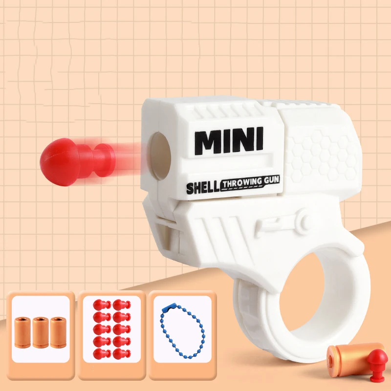 Eject Pistol Guns Fidget Roller Ring Relieve Stress Reducing Toys Antistresse Rotating Stress-Relieving Cool Things For Children