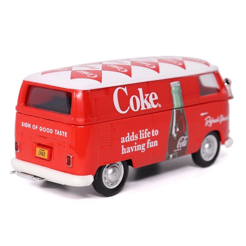모터 시티 클래식 다이캐스트 1:43 1962 화물 밴 시뮬레이션 합금 자동차 모델 정적 수집 장식용 휴일 선물 장난감