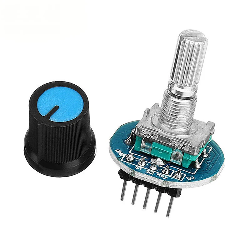 1PC Round Audio Rotating Potentiometer Knob Cap Rotary Encoder Module For Arduino Brick Sensor Development