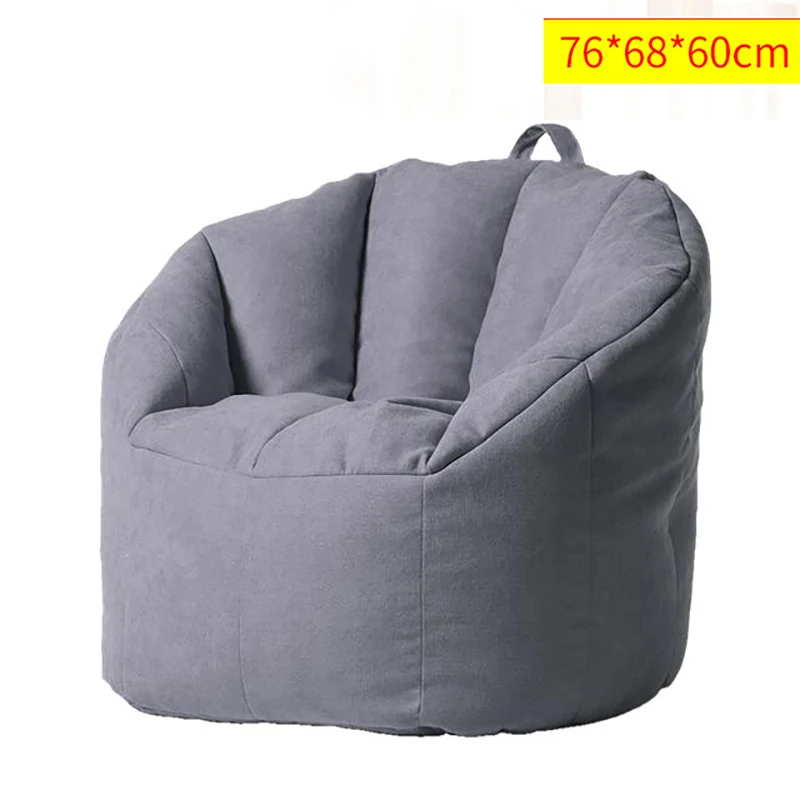 Large Bean Bag Chair Cover Lazy Bean Bag Cover Giant Seat Lounge Furniture Living Room Chair Pear Puff Comfort Cover