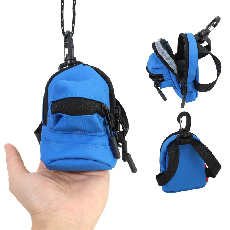 Mini bolso colgante para llaves y auriculares, bolsa de almacenamiento para tarjetas, mochila de viaje, bolso de pecho pequeño, cartera para hombre y mujer