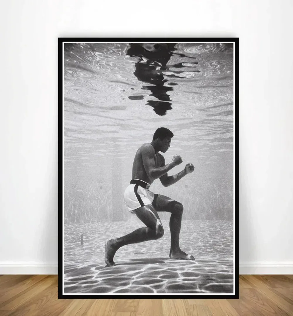 Classic Wall Art NT1050 Mohammad Ali Boxer Inspirational Canvas Painting Home Bedroom and Living Room Decoration