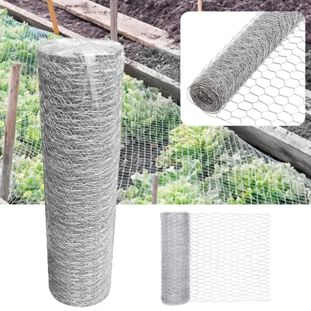 Lightweight Galvanized Wire Mesh Tear Resistant Rustproof Poultry Rabbit Chicken Wire Fence Soft Wedding Backgrgound Decor Mesh