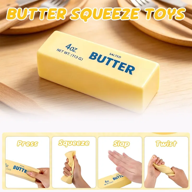 2 Pcs Slow Rebound Cream Squishy Toy Stress Buster Soft Scented Fidget Pinch Gift For Birthday Party Surprise Random Style