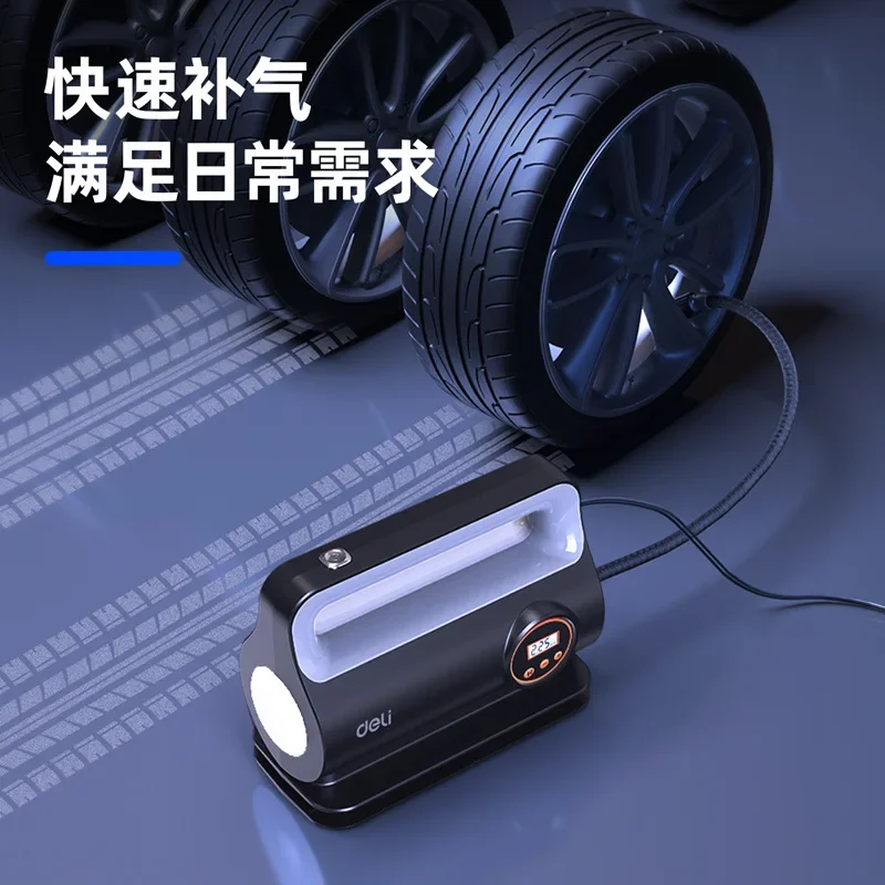 

2026 Автомобильный воздушный насос, автомобильный насос, электрический портативный автомобильный насос под давлением в шинах, предустановленное давление в шинах 258