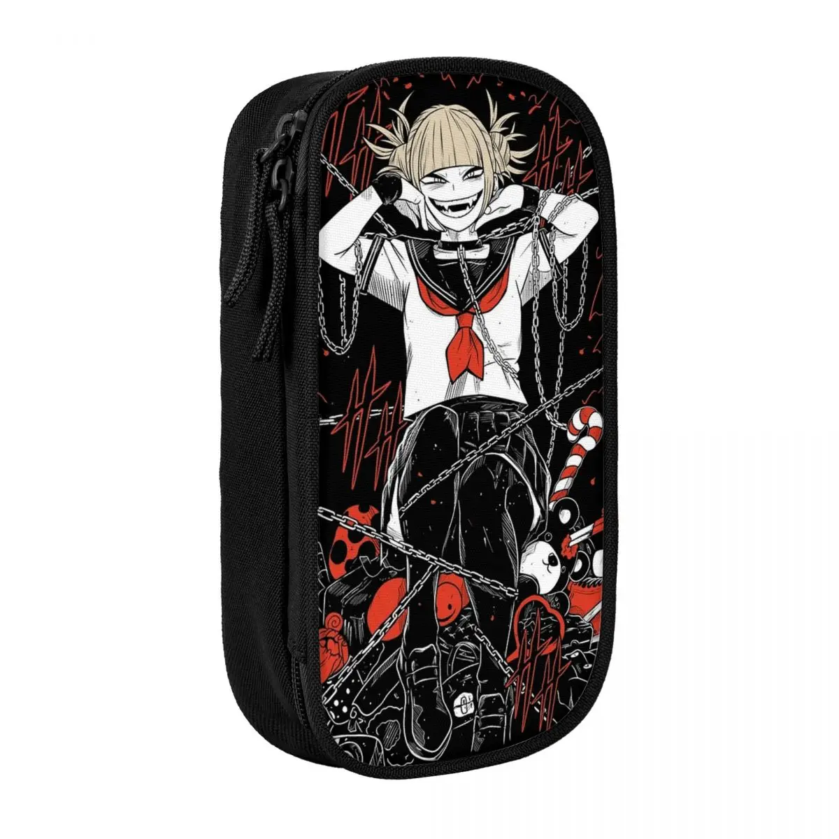 

Toga Himiko MHA аниме пенал держатель для ручек сумки студенческие большие школьные принадлежности для хранения пенал на молнии