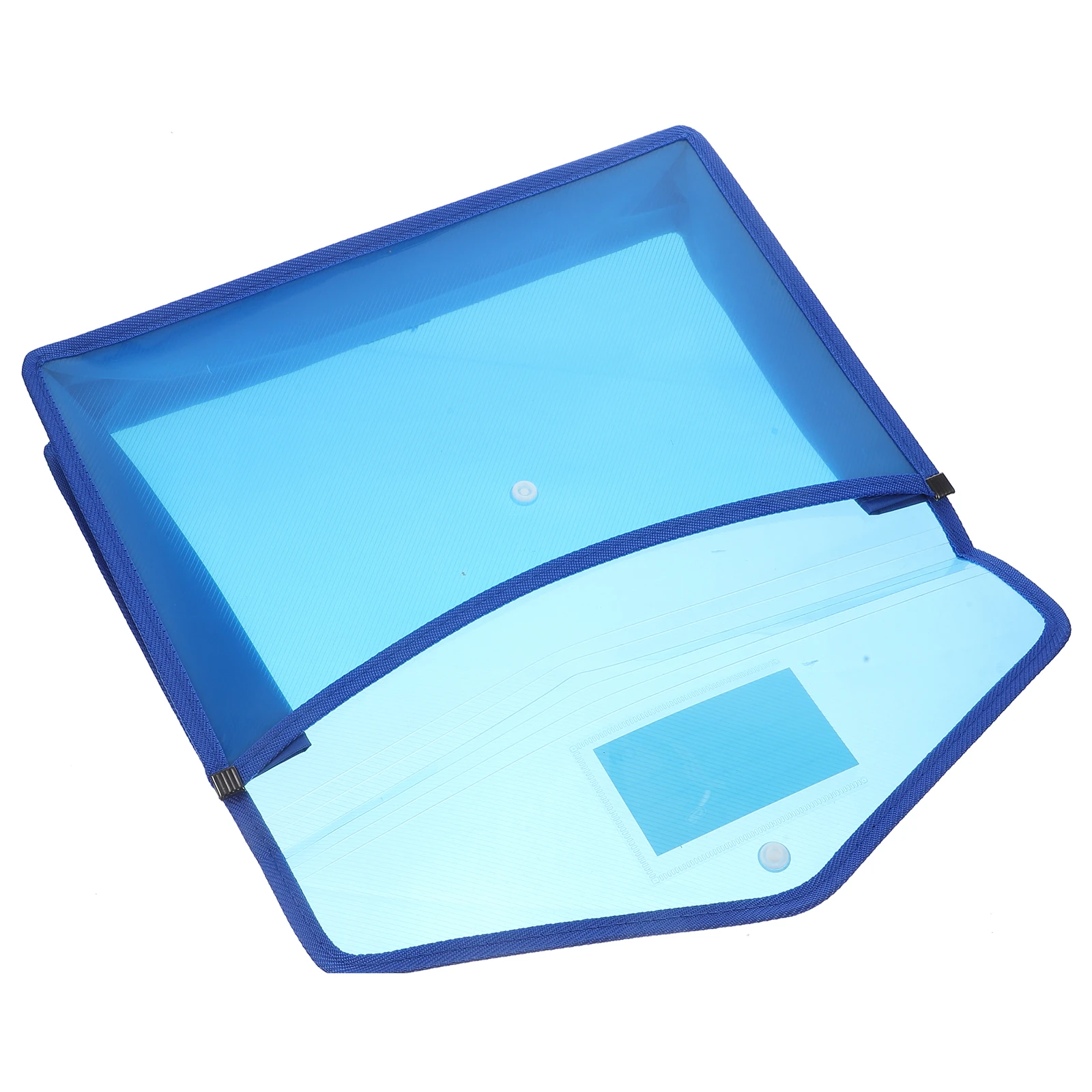 

2Pcs Document ganizer Snap Button Blue File Folder for Men A4 Document File ganizer Bag Women Office A4 Bag Use